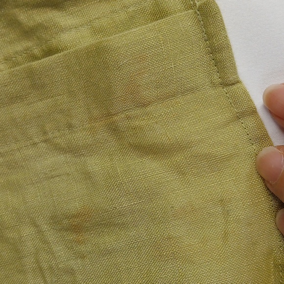 J. Jill Love 100% Linen Button-down Long Sleeve Shirt Women's Size L Petite - Picture 12 of 12